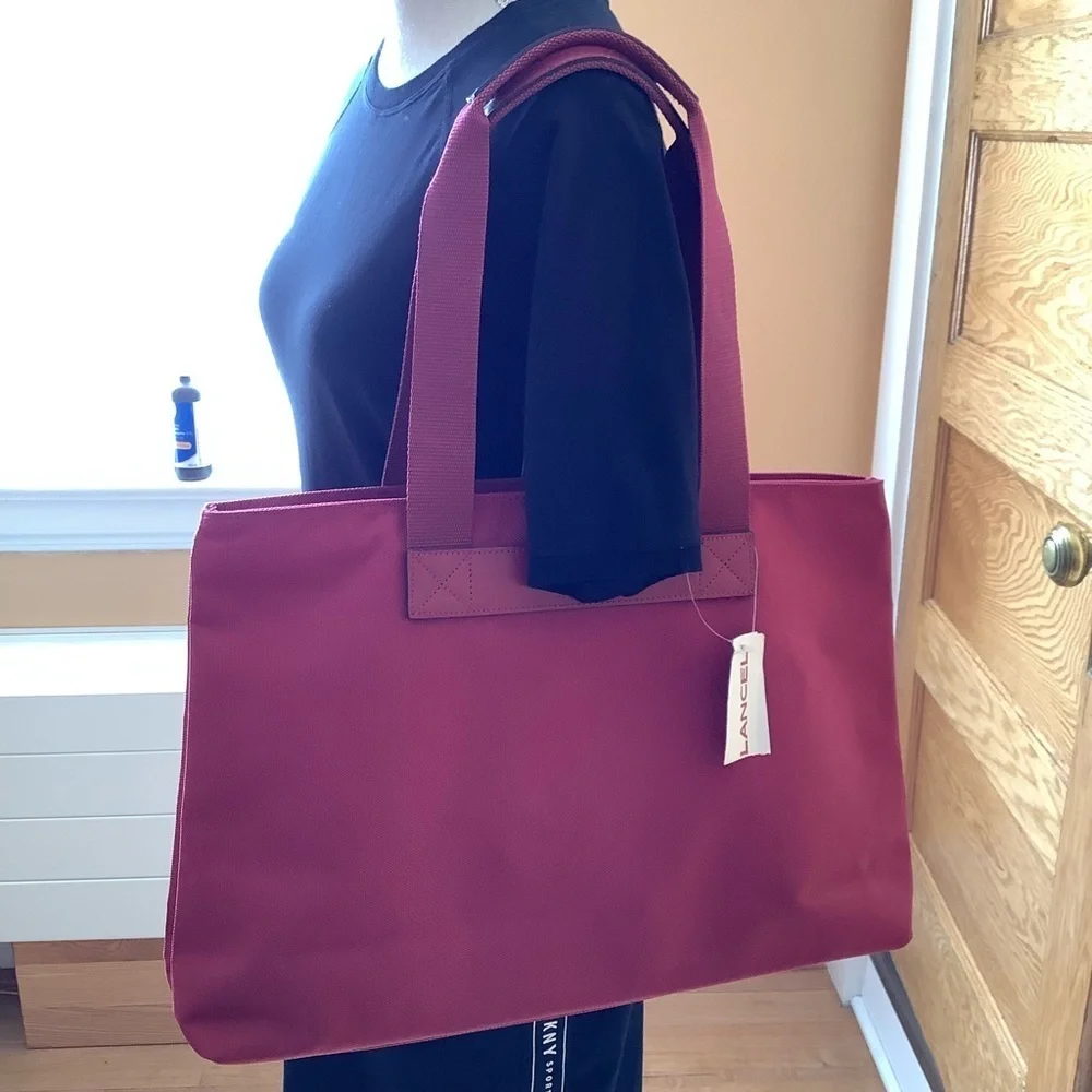 LANCEL Palmyre Architectural Tote Bag - Picture 2 of 14